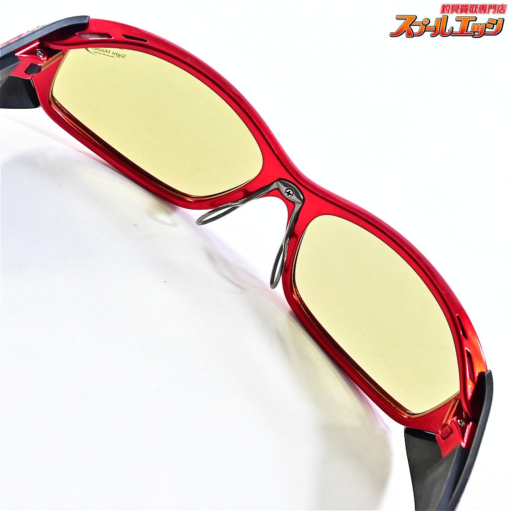 【サイトマスター】 ウルティモ メタリックレッド 限定モデル イーズグリーン タレックス偏光サングラス Sight Master ULTIMO METALLIC BLUE TALEX K_060
