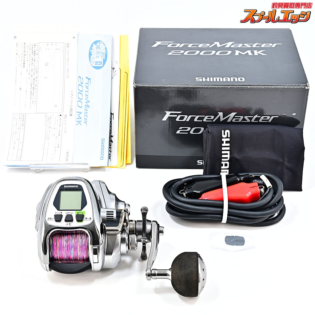 【シマノ】 12フォースマスター 2000MK 使用距離12.4km 使用40.5時間 SHIMANO FORCE MASTER