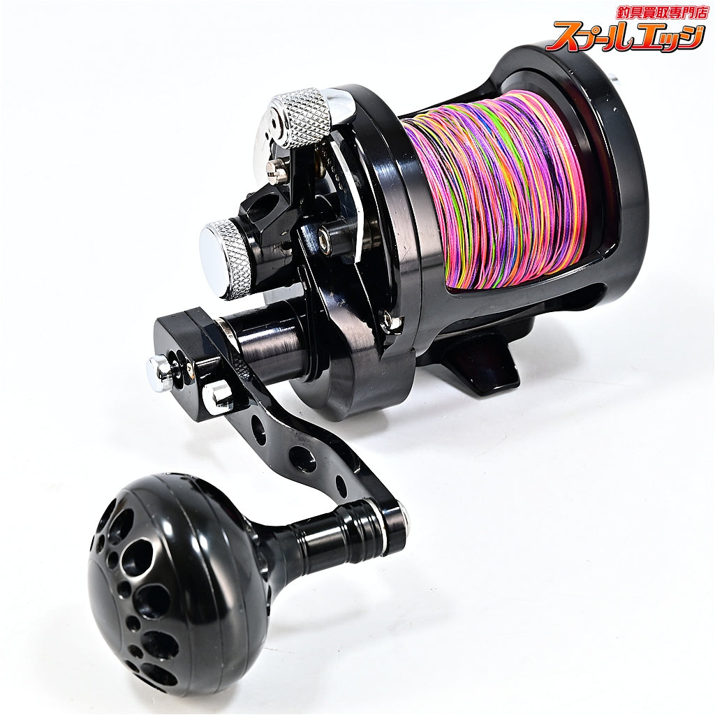 【アベット】 ラプター MXL6/4-MC SN#MXL6/4MCR-26786 ブラック カスタムハンドルノブ装着 AVET REEL