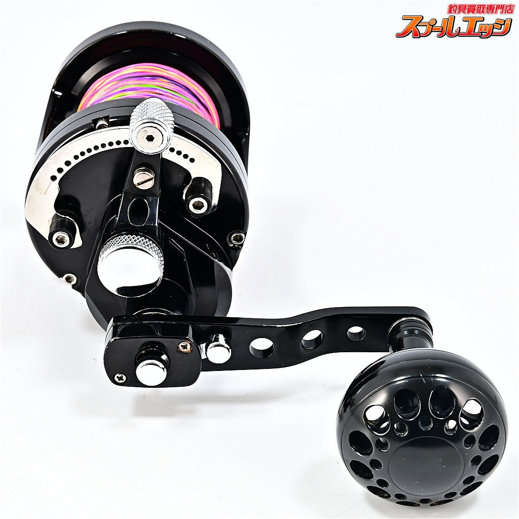 【アベット】 ラプター MXL6/4-MC SN#MXL6/4MCR-26786 ブラック カスタムハンドルノブ装着 AVET REEL