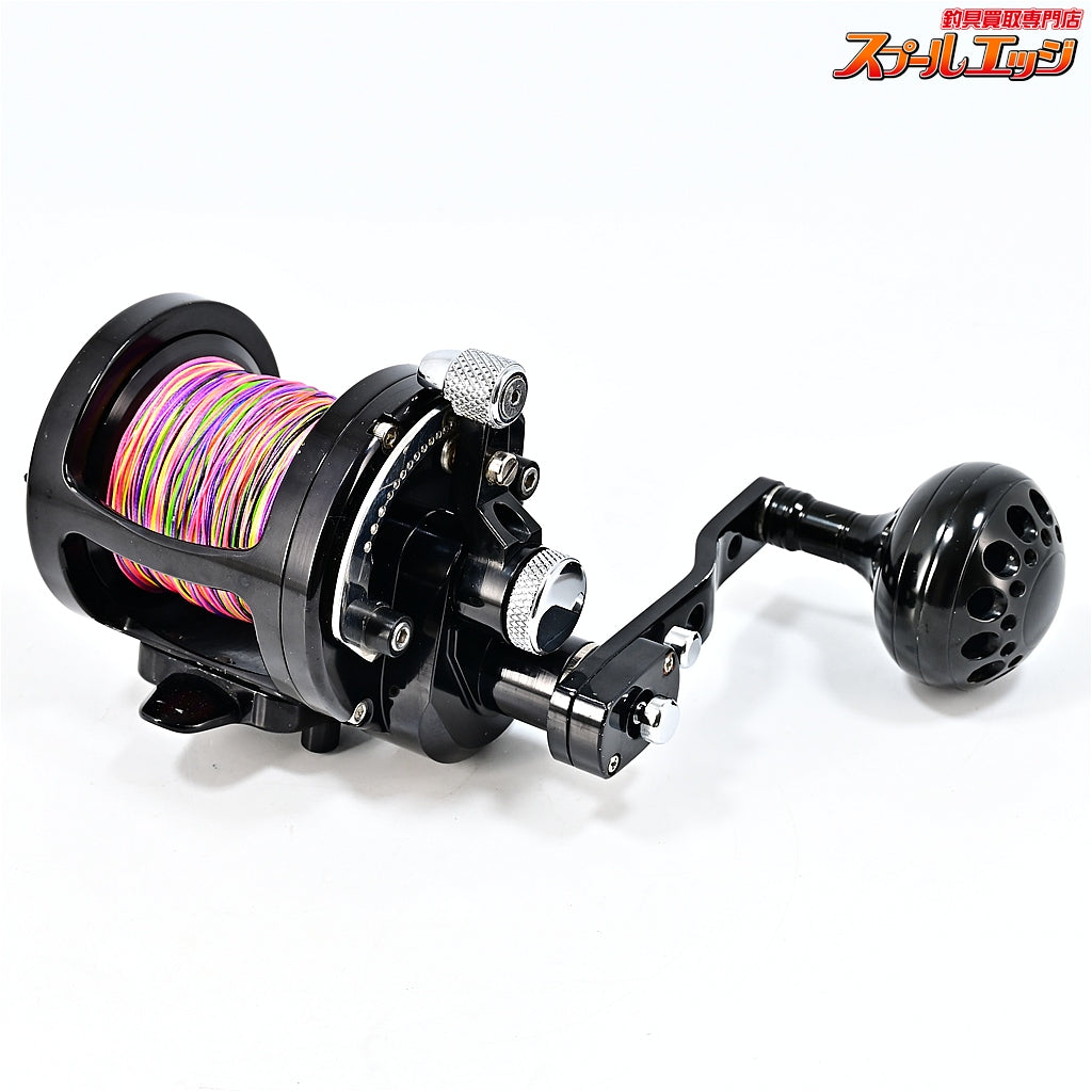 【アベット】 ラプター MXL6/4-MC SN#MXL6/4MCR-26786 ブラック カスタムハンドルノブ装着 AVET REEL