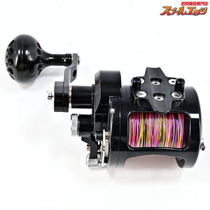 【アベット】 ラプター MXL6/4-MC SN#MXL6/4MCR-26786 ブラック カスタムハンドルノブ装着 AVET REEL