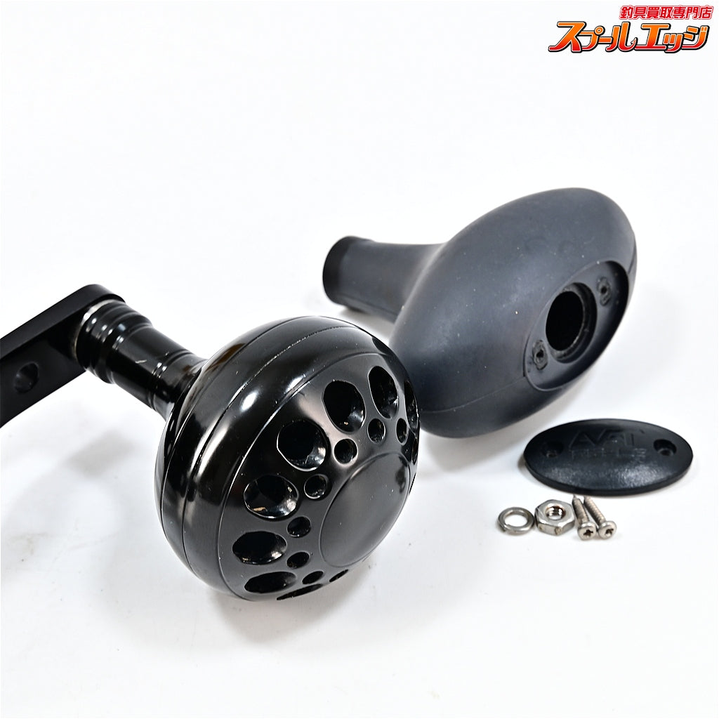 【アベット】 ラプター MXL6/4-MC SN#MXL6/4MCR-26786 ブラック カスタムハンドルノブ装着 AVET REEL
