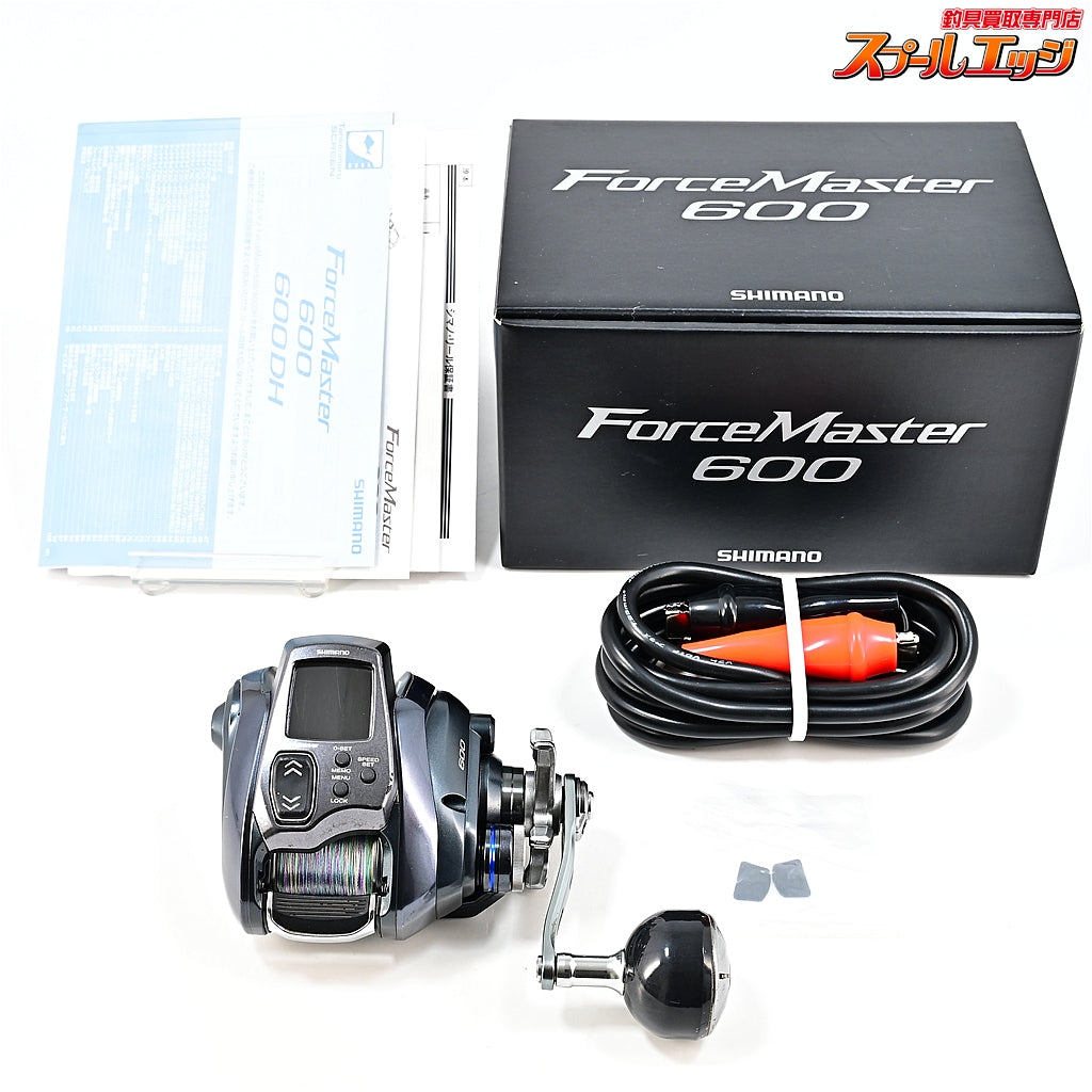 【シマノ】 23フォースマスター 600 使用距離116.6km 使用290.5時間 SHIMANO FORCEMASTER