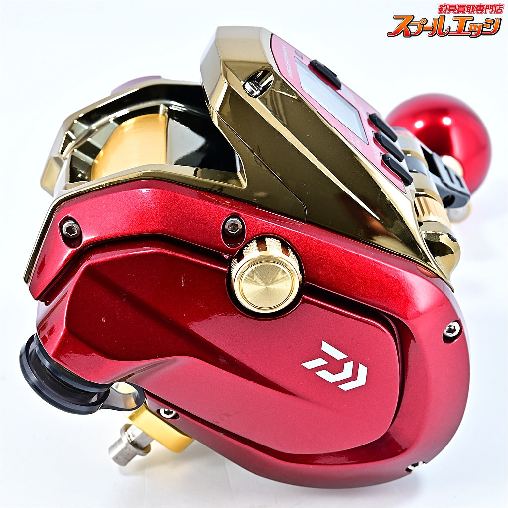 【ダイワ】 24シーボーグ G800MJ 使用距離4.1km 使用31時間 SLPWカラーアルミラウンドハンドルL装着 DAIWA SEABORG