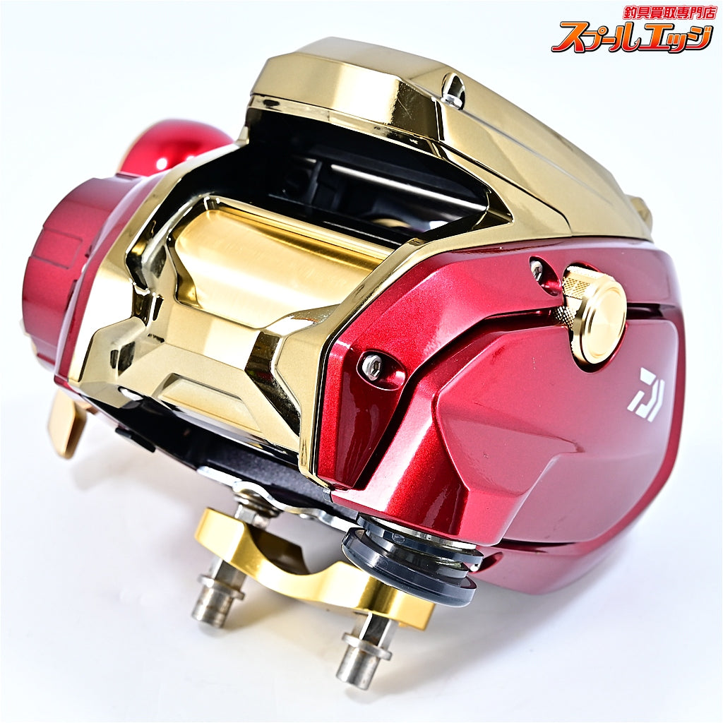 【ダイワ】 24シーボーグ G800MJ 使用距離4.1km 使用31時間 SLPWカラーアルミラウンドハンドルL装着 DAIWA SEABORG