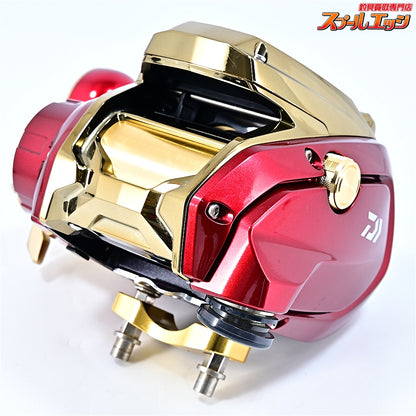 【ダイワ】 24シーボーグ G800MJ 使用距離4.1km 使用31時間 SLPWカラーアルミラウンドハンドルL装着 DAIWA SEABORG