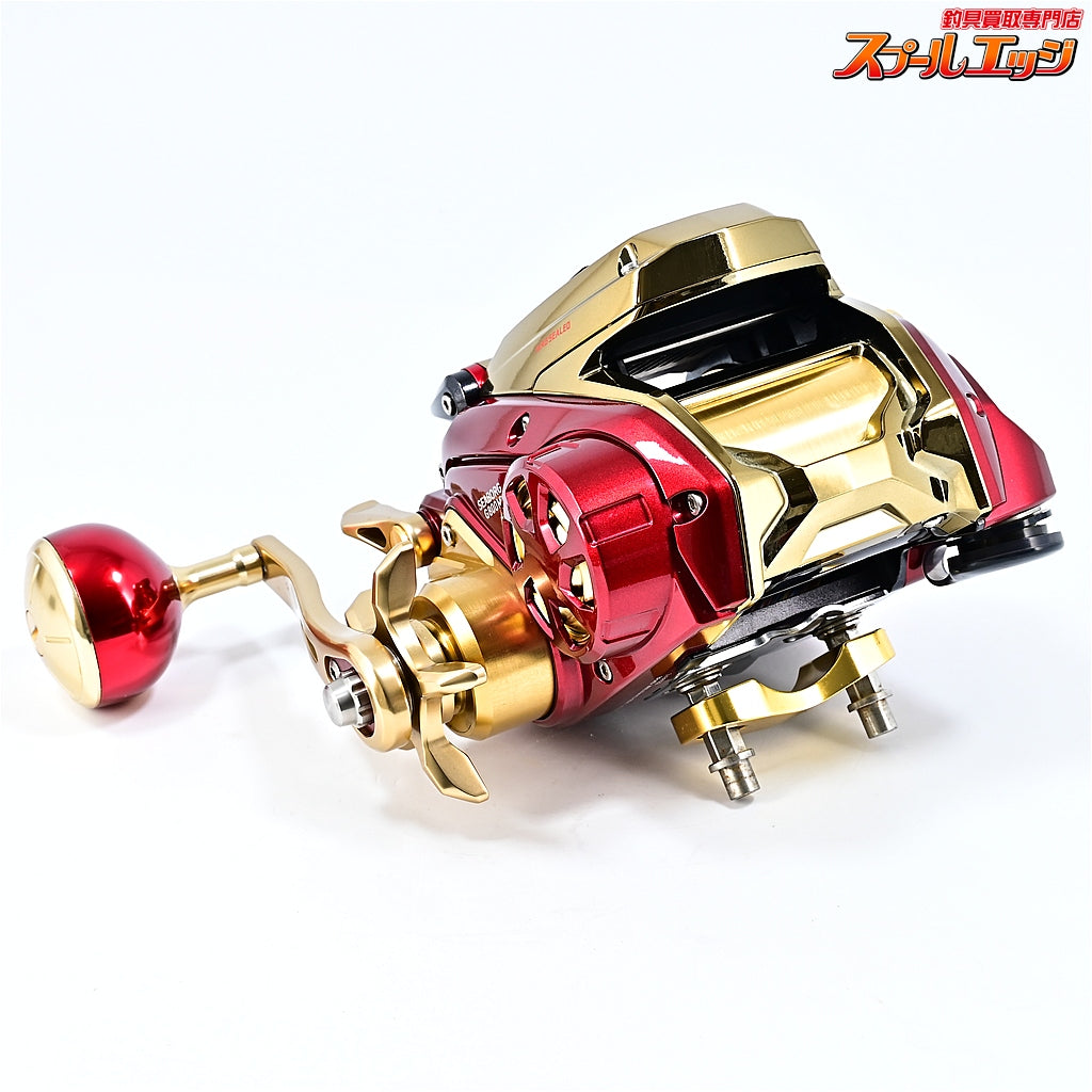 【ダイワ】 24シーボーグ G800MJ 使用距離4.1km 使用31時間 SLPWカラーアルミラウンドハンドルL装着 DAIWA SEABORG