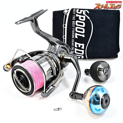 【シマノ】 24ツインパワー C5000XG ゴメクサス41mm チタンハンドルノブ装着 SHIMANO TWINPOWER