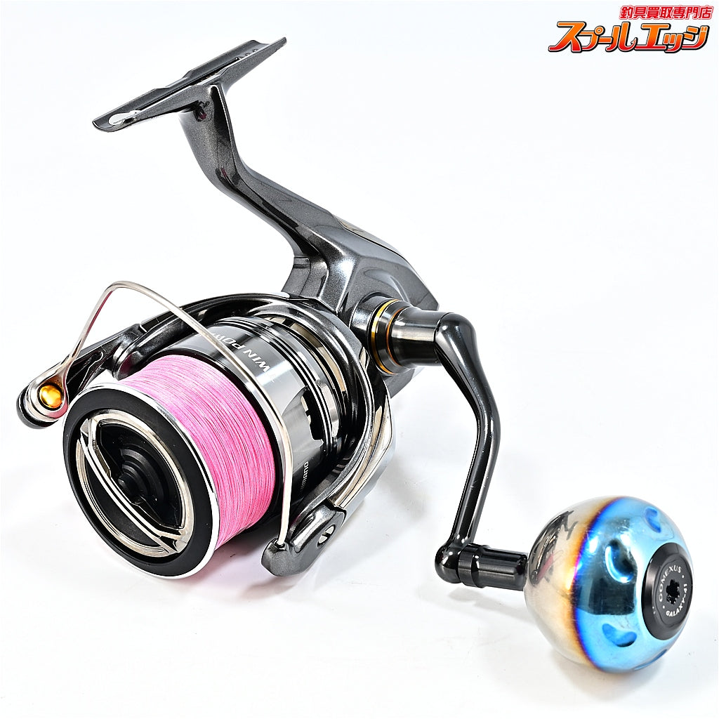 【シマノ】 24ツインパワー C5000XG ゴメクサス41mm チタンハンドルノブ装着 SHIMANO TWINPOWER