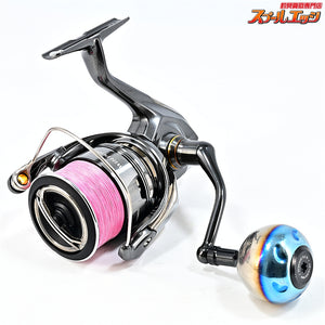 【シマノ】 24ツインパワー C5000XG ゴメクサス41mm チタンハンドルノブ装着 SHIMANO TWINPOWER
