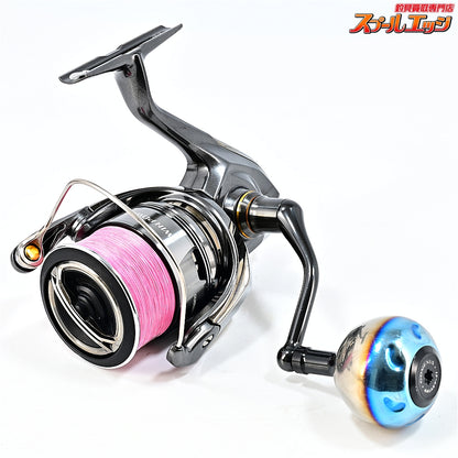 【シマノ】 24ツインパワー C5000XG ゴメクサス41mm チタンハンドルノブ装着 SHIMANO TWINPOWER