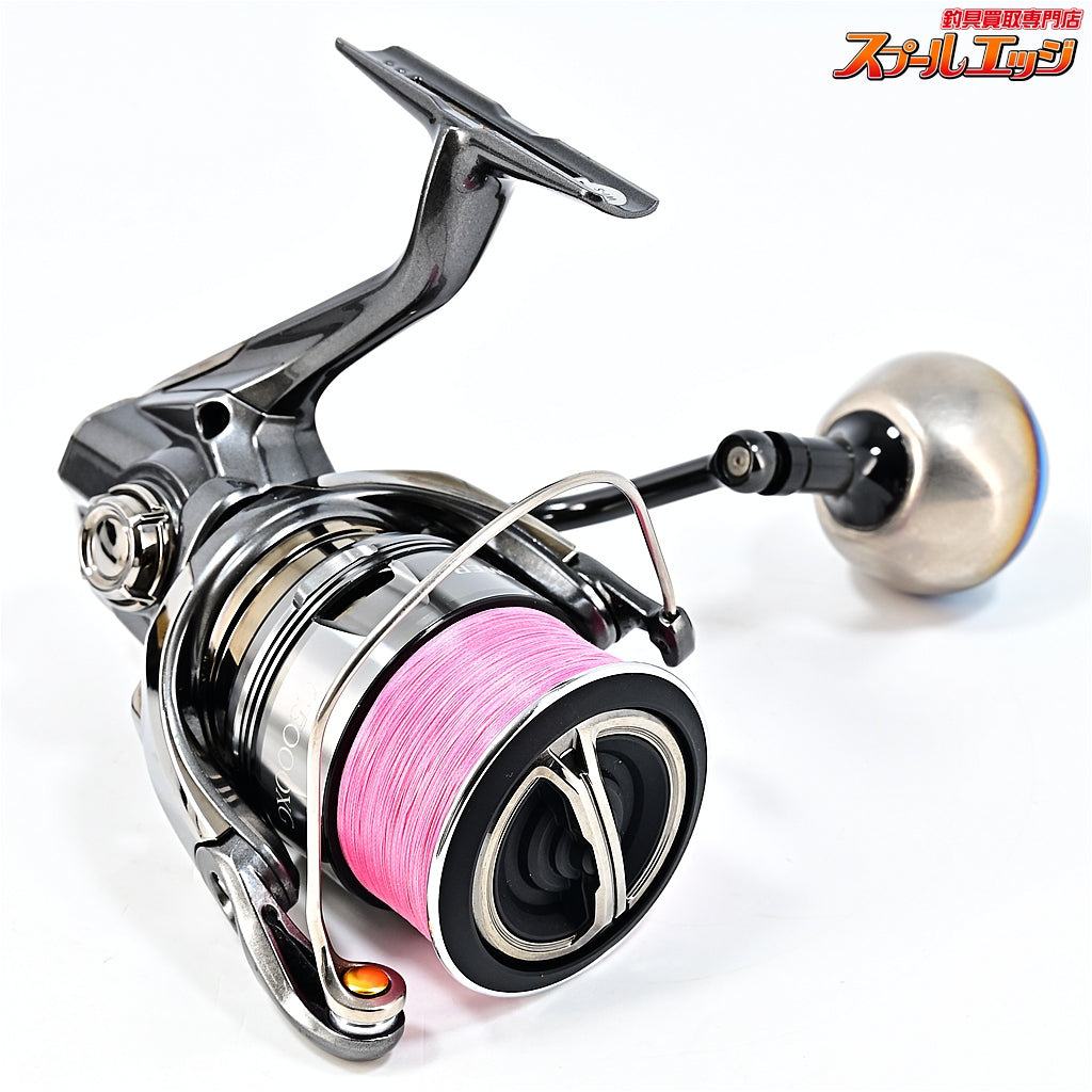 【シマノ】 24ツインパワー C5000XG ゴメクサス41mm チタンハンドルノブ装着 SHIMANO TWINPOWER