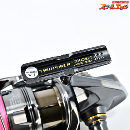 【シマノ】 24ツインパワー C5000XG ゴメクサス41mm チタンハンドルノブ装着 SHIMANO TWINPOWER