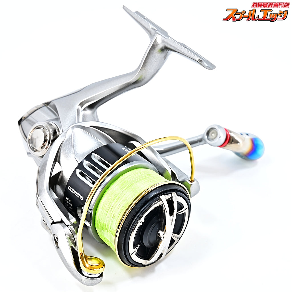 【シマノ】 15ツインパワー C3000HG リブレ フィーノノブ ファイヤー/レッド装着 SHIMANO TWINPOWER