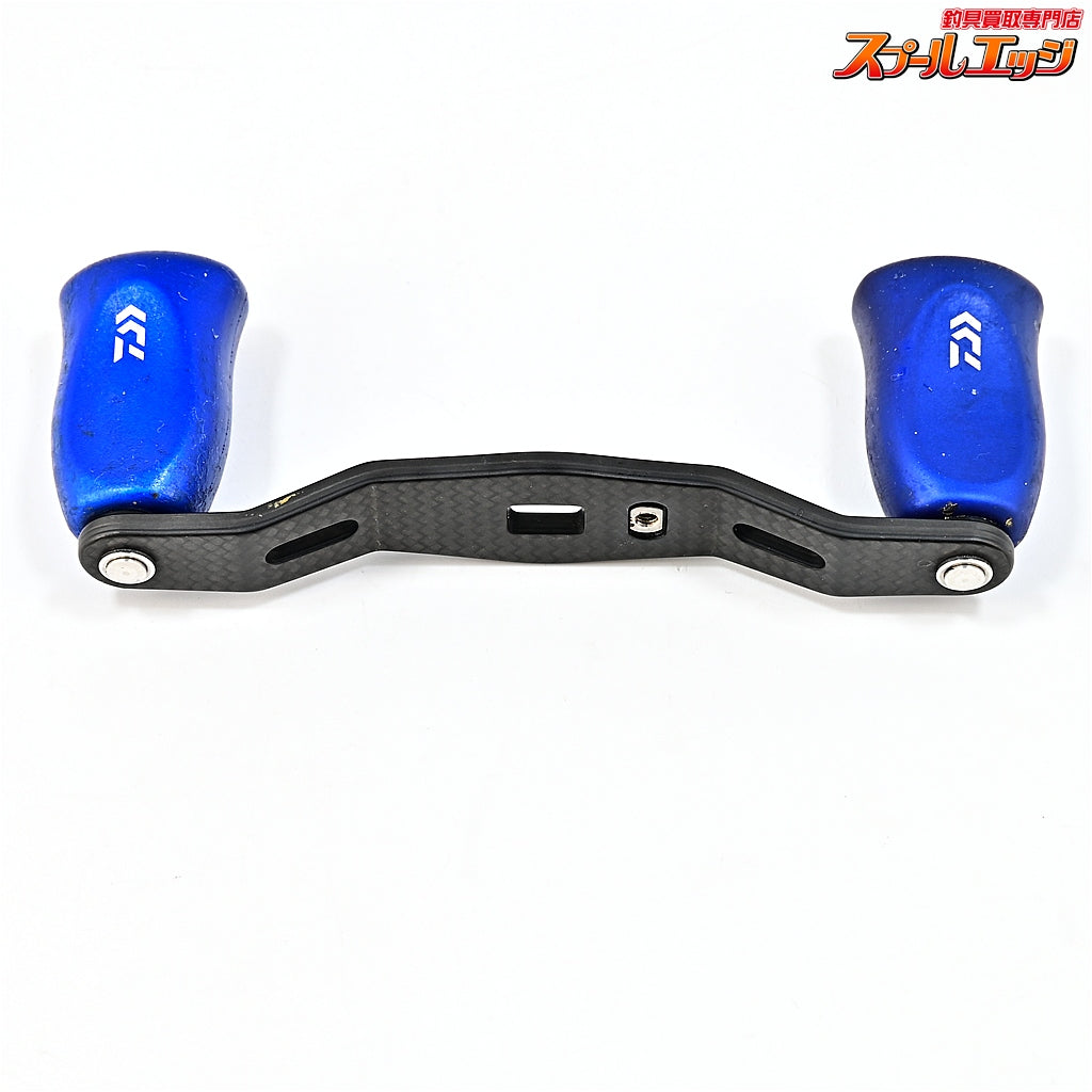 【ダイワxSLPワークス】 RCS 90mmカーボンクランクハンドル RCS Iシェイプコルクノブ ブルー装着 DAIWAxSLP-WORKS Custom HANDLE