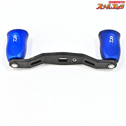【ダイワxSLPワークス】 RCS 90mmカーボンクランクハンドル RCS Iシェイプコルクノブ ブルー装着 DAIWAxSLP-WORKS Custom HANDLE