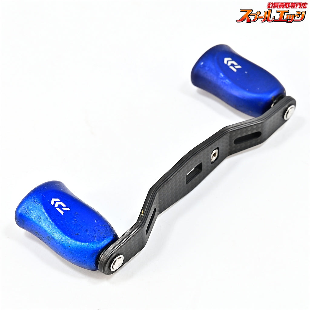 【ダイワxSLPワークス】 RCS 90mmカーボンクランクハンドル RCS Iシェイプコルクノブ ブルー装着 DAIWAxSLP-WORKS Custom HANDLE
