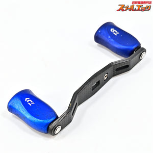 【ダイワxSLPワークス】 RCS 90mmカーボンクランクハンドル RCS Iシェイプコルクノブ ブルー装着 DAIWAxSLP-WORKS Custom HANDLE