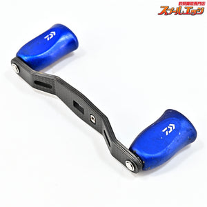 【ダイワxSLPワークス】 RCS 90mmカーボンクランクハンドル RCS Iシェイプコルクノブ ブルー装着 DAIWAxSLP-WORKS Custom HANDLE