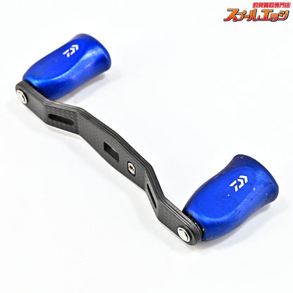 【ダイワxSLPワークス】 RCS 90mmカーボンクランクハンドル RCS Iシェイプコルクノブ ブルー装着 DAIWAxSLP-WORKS Custom HANDLE