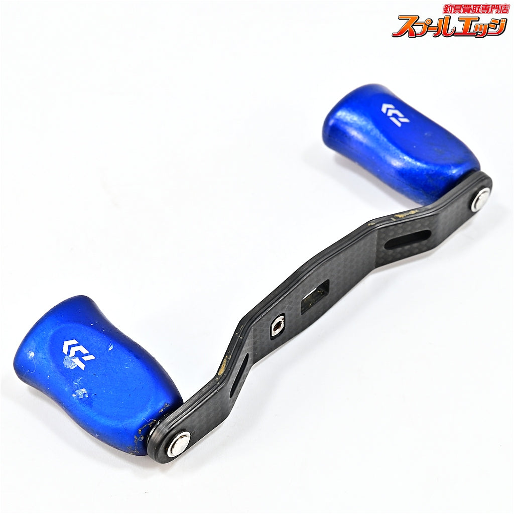 【ダイワxSLPワークス】 RCS 90mmカーボンクランクハンドル RCS Iシェイプコルクノブ ブルー装着 DAIWAxSLP-WORKS Custom HANDLE