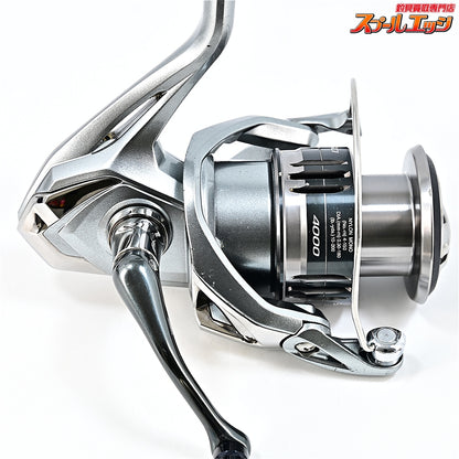 【シマノ】 21ナスキー 4000 ゴメクサス38mmカスタムハンドルノブ&リールスタンド装着 SHIMANO NASCI