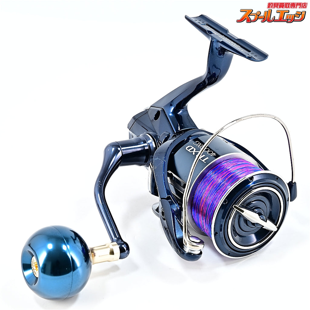 【シマノ】 21ツインパワー XD 4000XG 38mmカスタムハンドルノブ装着 SHIMANO TWIN POWER