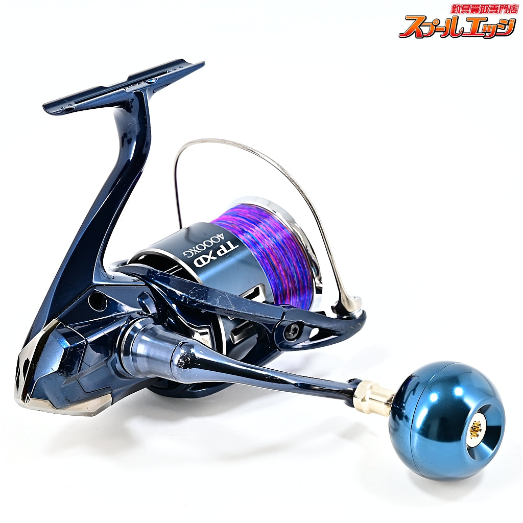 【シマノ】 21ツインパワー XD 4000XG 38mmカスタムハンドルノブ装着 SHIMANO TWIN POWER