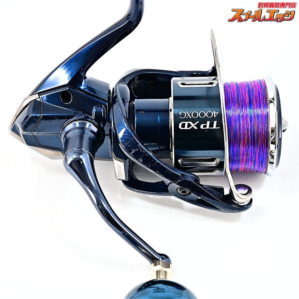 【シマノ】 21ツインパワー XD 4000XG 38mmカスタムハンドルノブ装着 SHIMANO TWIN POWER
