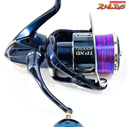 【シマノ】 21ツインパワー XD 4000XG 38mmカスタムハンドルノブ装着 SHIMANO TWIN POWER