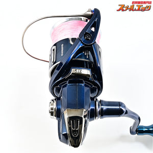 【シマノ】 21ツインパワーXD 4000XG ゴメクサスハンドルノブ タイプB 38mm 深海ブルーxゴールド装着 SHIMANO TWINPOWER