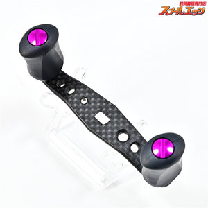 【KTF】 IXA オフセットカーボンハンドル 80mm アブ/ダイワ用 カーボンスタードラグ&ハンドルファスナー&ゼロアジャスター&ハンドルベースカバー付 KTF OFF-SET HANDLE