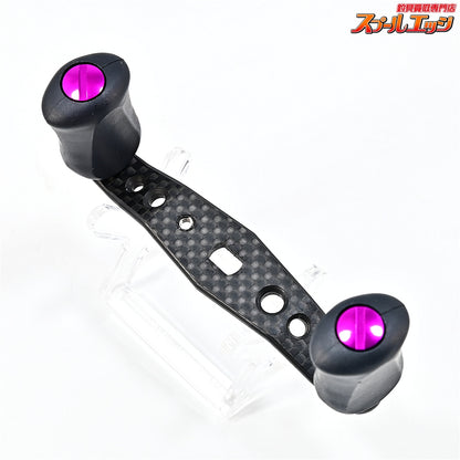 【KTF】 IXA オフセットカーボンハンドル 80mm アブ/ダイワ用 カーボンスタードラグ&ハンドルファスナー&ゼロアジャスター&ハンドルベースカバー付 KTF OFF-SET HANDLE
