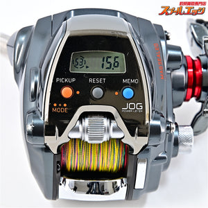 【ダイワ】 15シーボーグ 200J 使用距離242.6km 使用528時間 SLPWカラーアルミラウンドハンドルノブ装着 DAIWA SEABORG