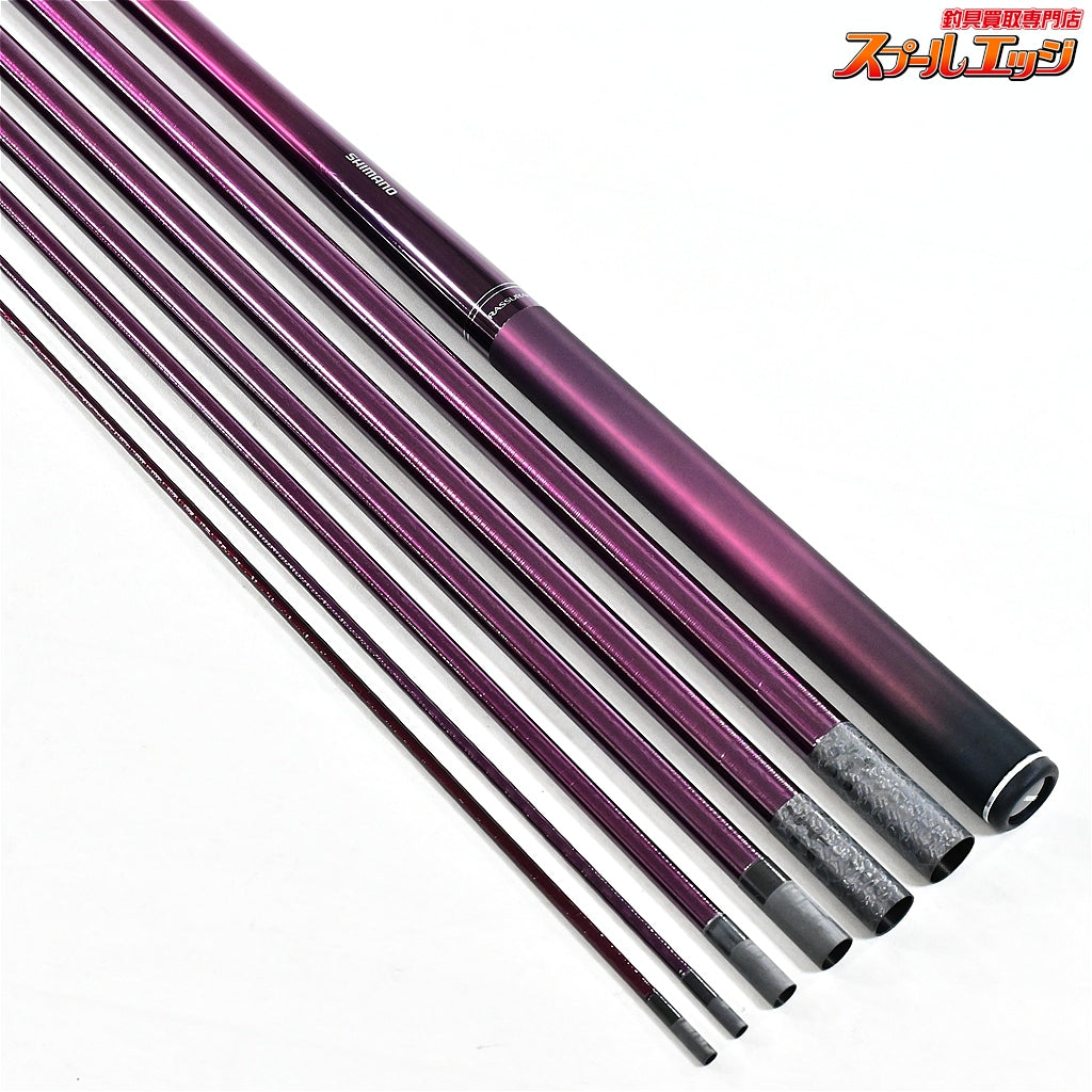 【シマノ】 24ラシュラン 85 8.5m #01Qソリッド穂先付き 使用1回 SHIMANO RASSURANT アユ K_210