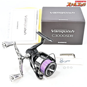 【シマノ】 23ヴァンキッシュ C3000SDHHG ゴメクサス90mmカスタムダブルハンドル装着 SHIMANO Vanquish