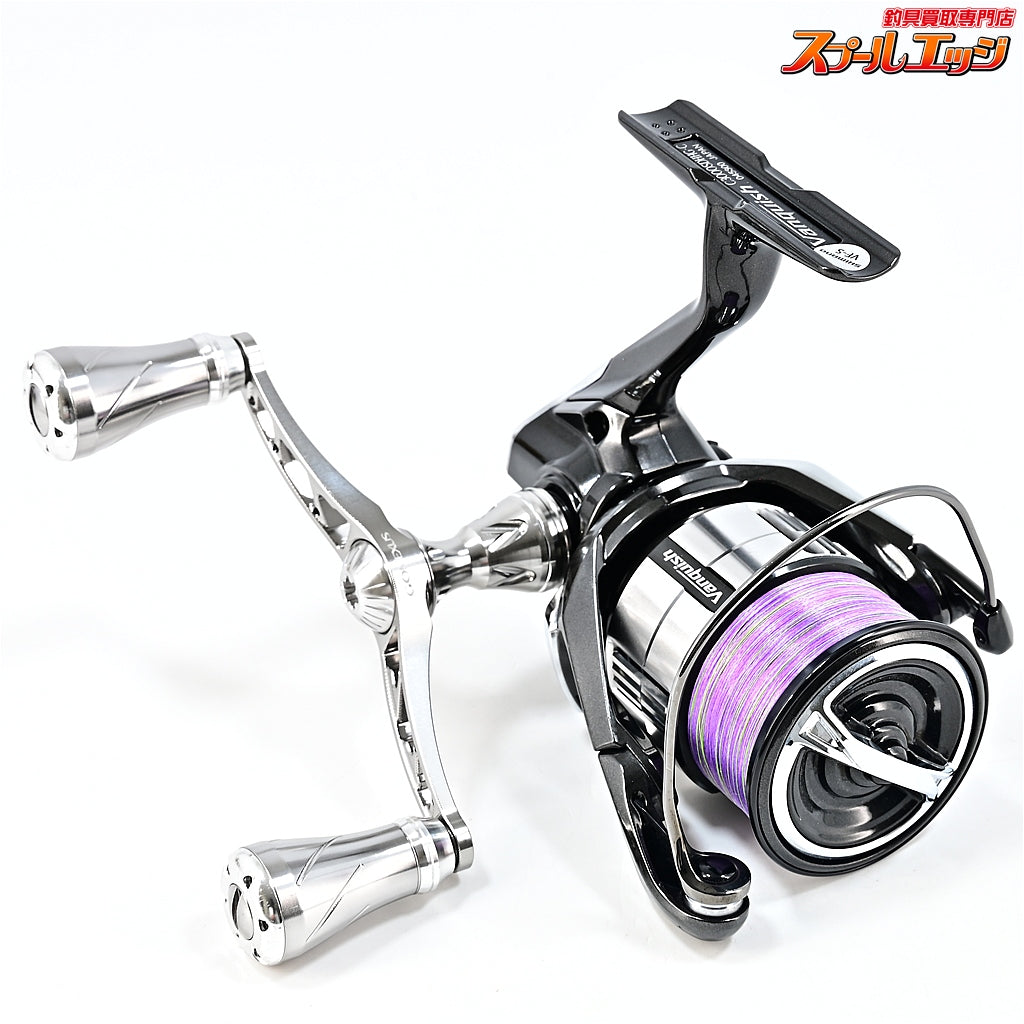 【シマノ】 23ヴァンキッシュ C3000SDHHG ゴメクサス90mmカスタムダブルハンドル装着 SHIMANO Vanquish
