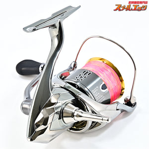 【シマノ】 18ステラ 2500SHG 夢屋18ステラチタンリールスタンド シルバー装着 SHIMANO STELLA