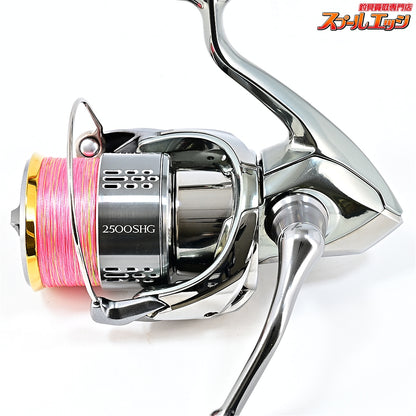 【シマノ】 18ステラ 2500SHG 夢屋18ステラチタンリールスタンド シルバー装着 SHIMANO STELLA