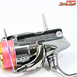 【シマノ】 18ステラ 2500SHG 夢屋18ステラチタンリールスタンド シルバー装着 SHIMANO STELLA