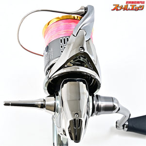 【シマノ】 18ステラ 2500SHG 夢屋18ステラチタンリールスタンド シルバー装着 SHIMANO STELLA