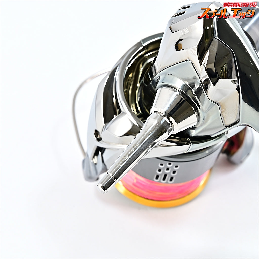 【シマノ】 18ステラ 2500SHG 夢屋18ステラチタンリールスタンド シルバー装着 SHIMANO STELLA