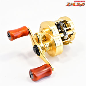 【シマノ】 21カルカッタコンクエスト 100 カスタムウッドハンドルノブ装着 SHIMANO CALCUTTA CONQUEST