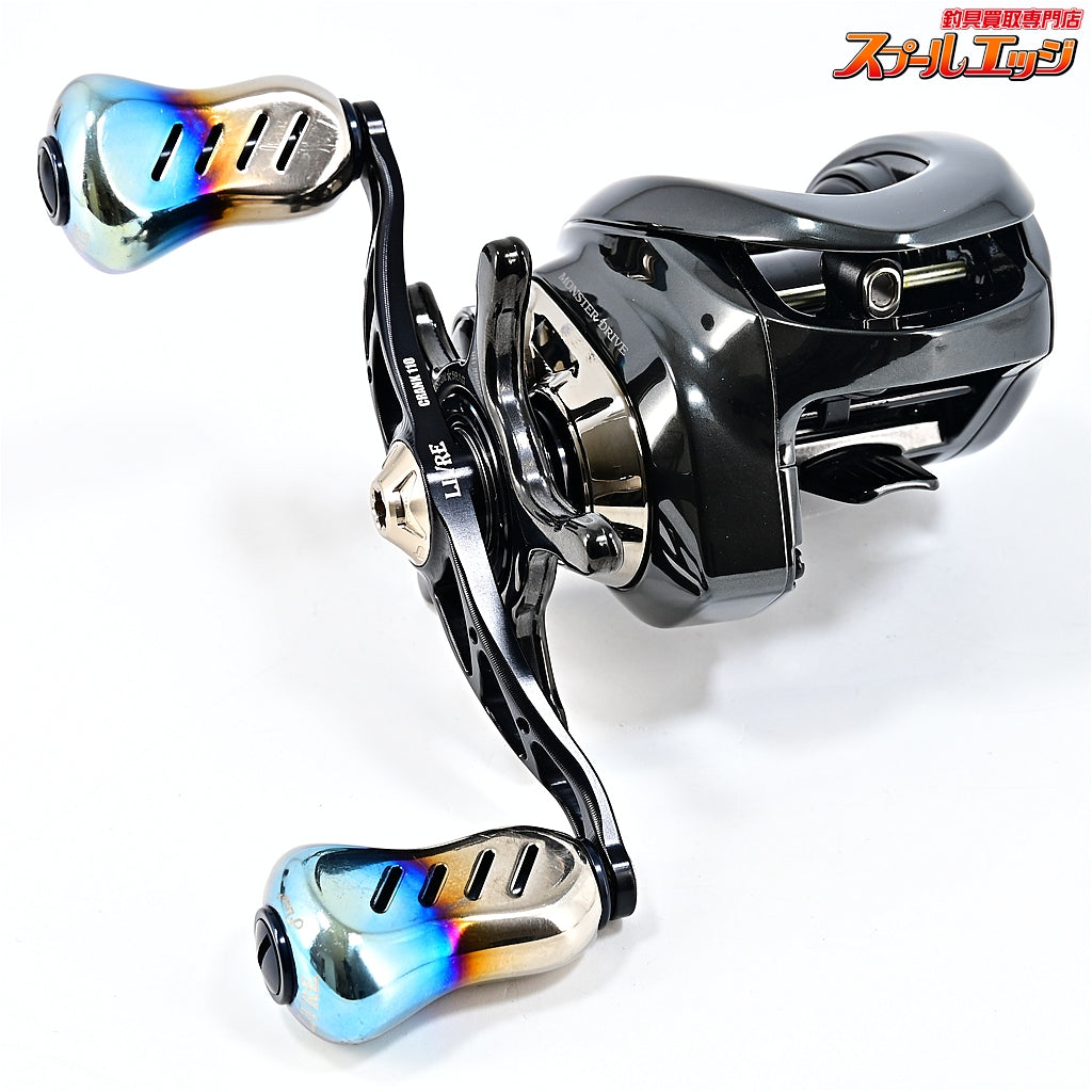 【シマノ】 23アンタレス DC MD XG リブレチタンカスタムドラグ&リブレクランク110ブラックfinoプラスノブ装着 SHIMANO ANTARES