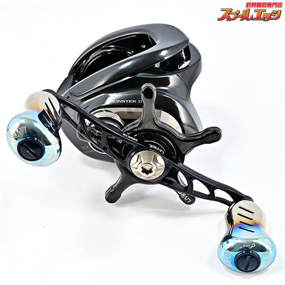 【シマノ】 23アンタレス DC MD XG リブレチタンカスタムドラグ&リブレクランク110ブラックfinoプラスノブ装着 SHIMANO ANTARES