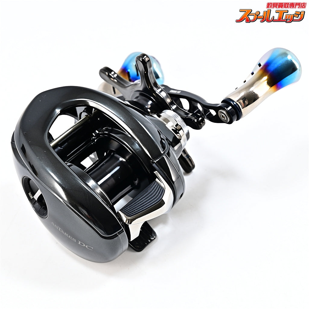 【シマノ】 23アンタレス DC MD XG リブレチタンカスタムドラグ&リブレクランク110ブラックfinoプラスノブ装着 SHIMANO ANTARES