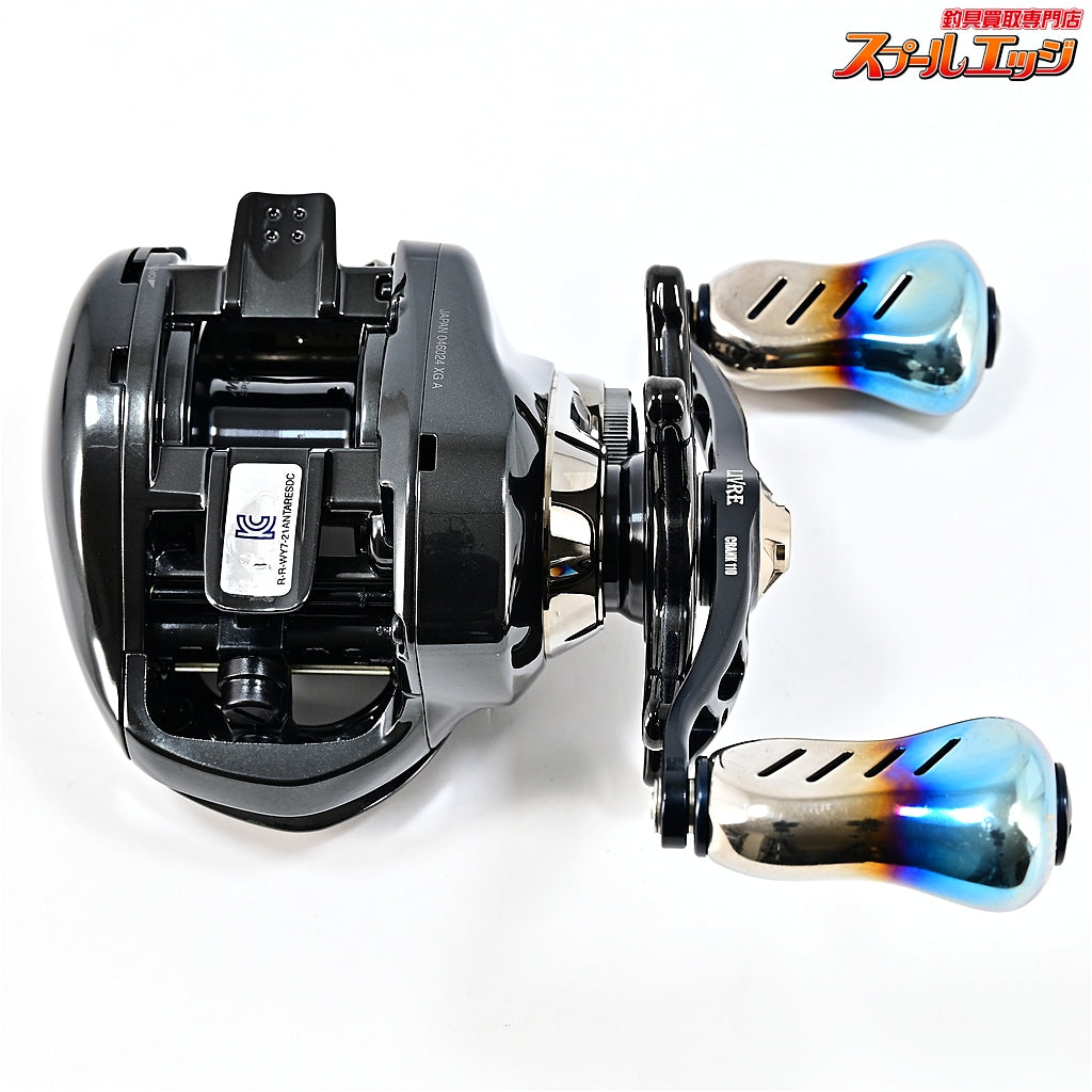 【シマノ】 23アンタレス DC MD XG リブレチタンカスタムドラグ&リブレクランク110ブラックfinoプラスノブ装着 SHIMANO ANTARES