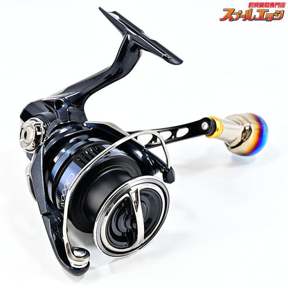 【シマノ】 25ツインパワー XD C3000XG ハイテン 55-60mmハンドル&リブレデルタノブ ファイヤーゴールド装着 SHIMANO TWIN POWER