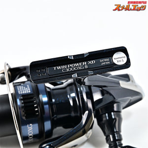 【シマノ】 25ツインパワー XD C3000XG ハイテン 55-60mmハンドル&リブレデルタノブ ファイヤーゴールド装着 SHIMANO TWIN POWER